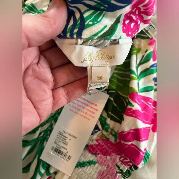 STUNNING NWT LILLY PULITZER MARCELA VIBRANT FLORAL MAXI DRESS, Size Medium - Picture 10 of 16
